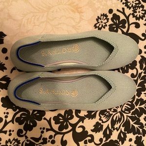 Rothy’s Round Toe Flats in Mint